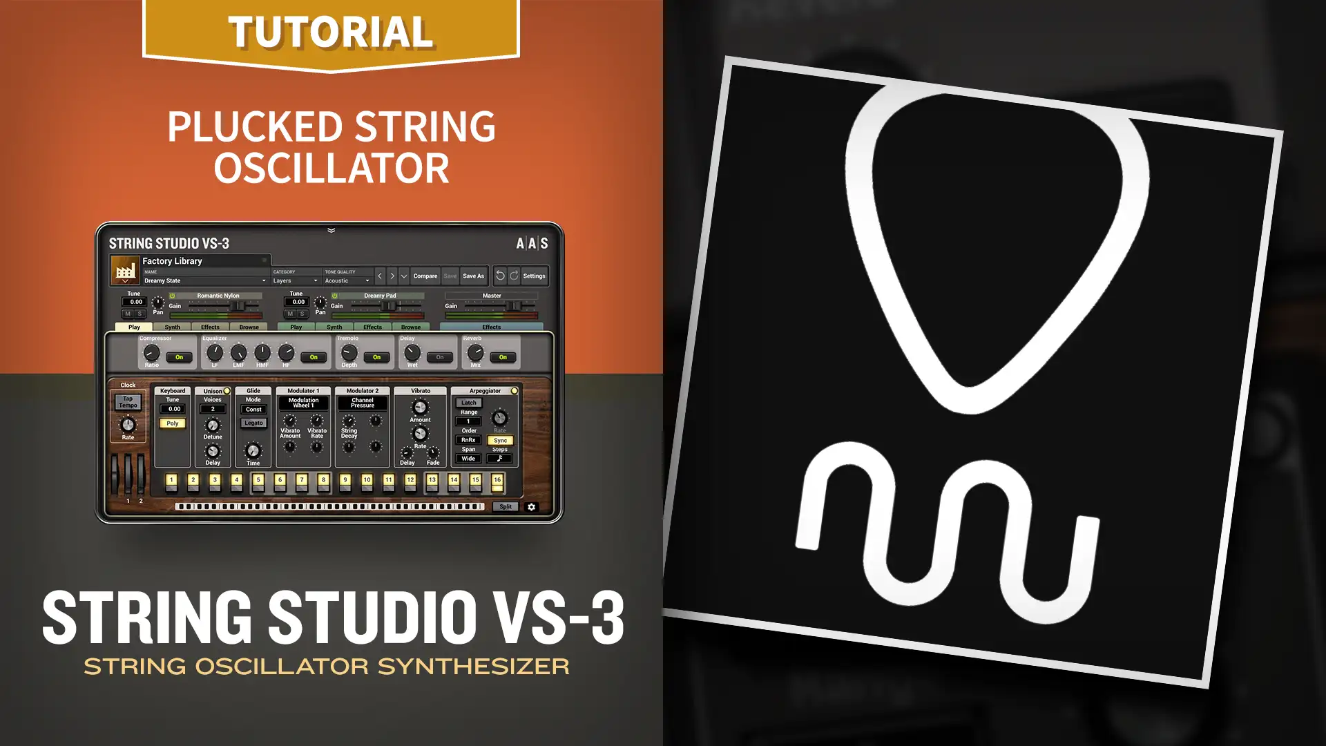 String Studio VS-3 Tutorial—Plucked String Oscillator