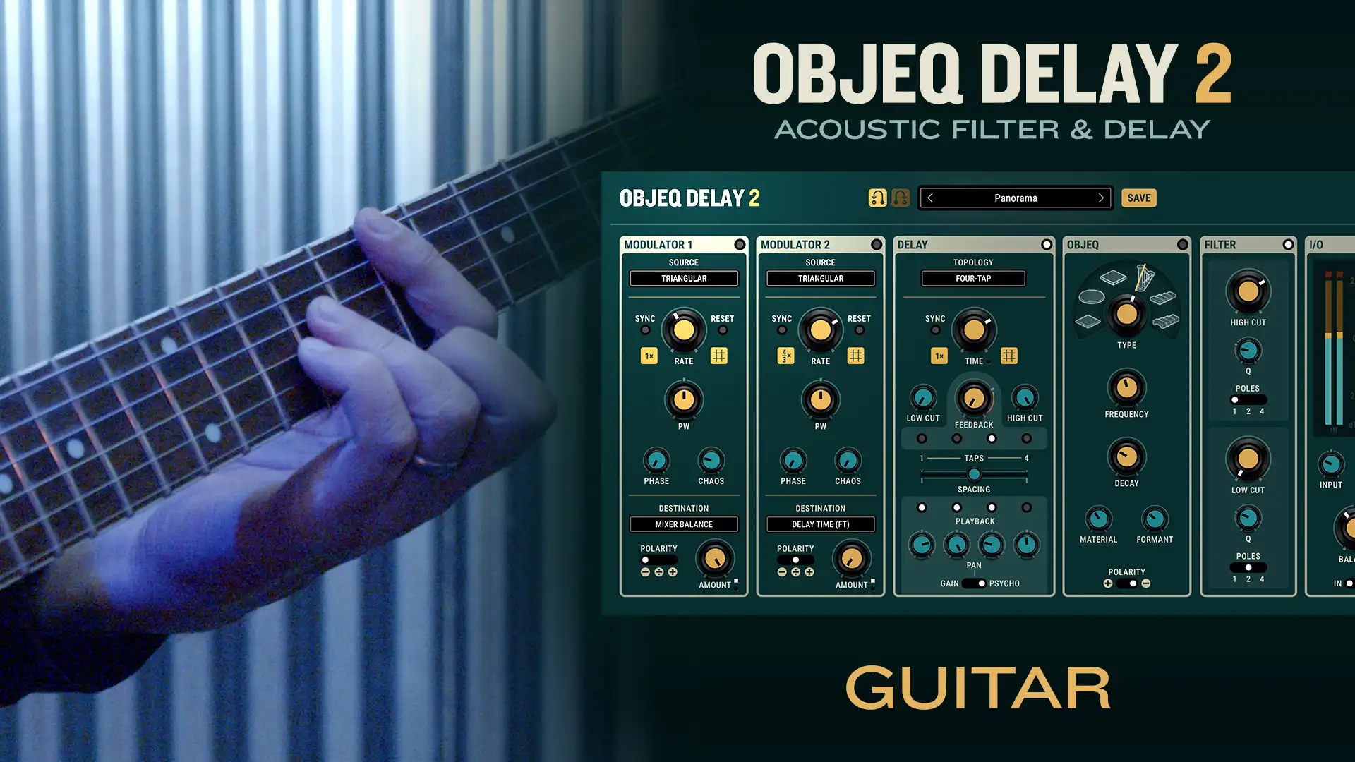 Objeq Delay 2 on Guitar