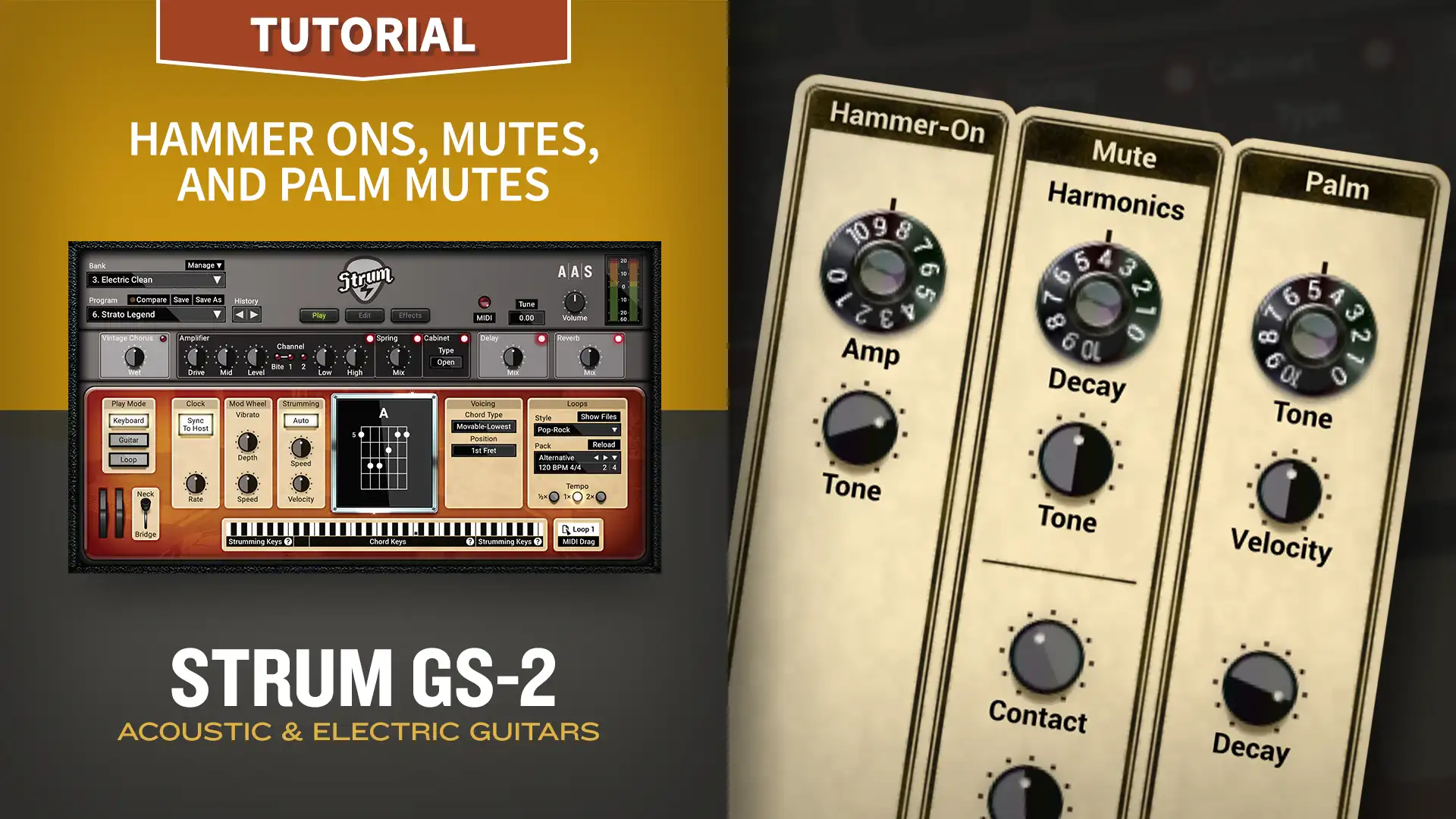 Strum GS-2 Tutorials—Hammer Ons, Mutes, and Palm Mutes