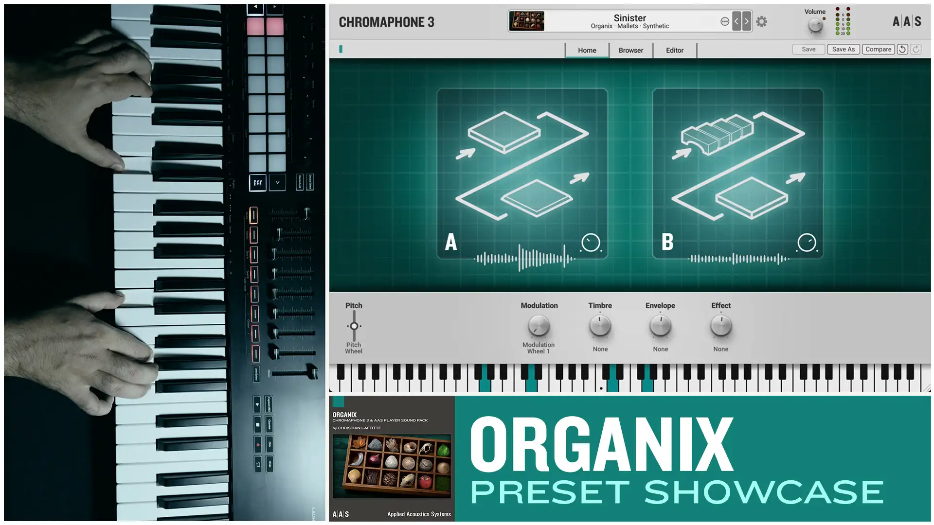 AAS Organix—Christian Laffitte sound pack for Chromaphone 3