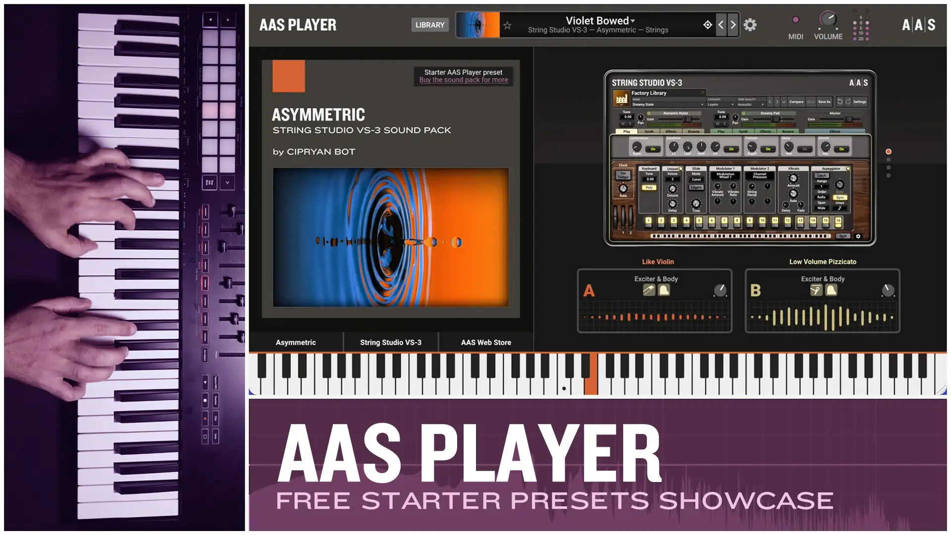 AAS Player Showcase—Explore 30 Starter Presets Included with the Free AAS Player