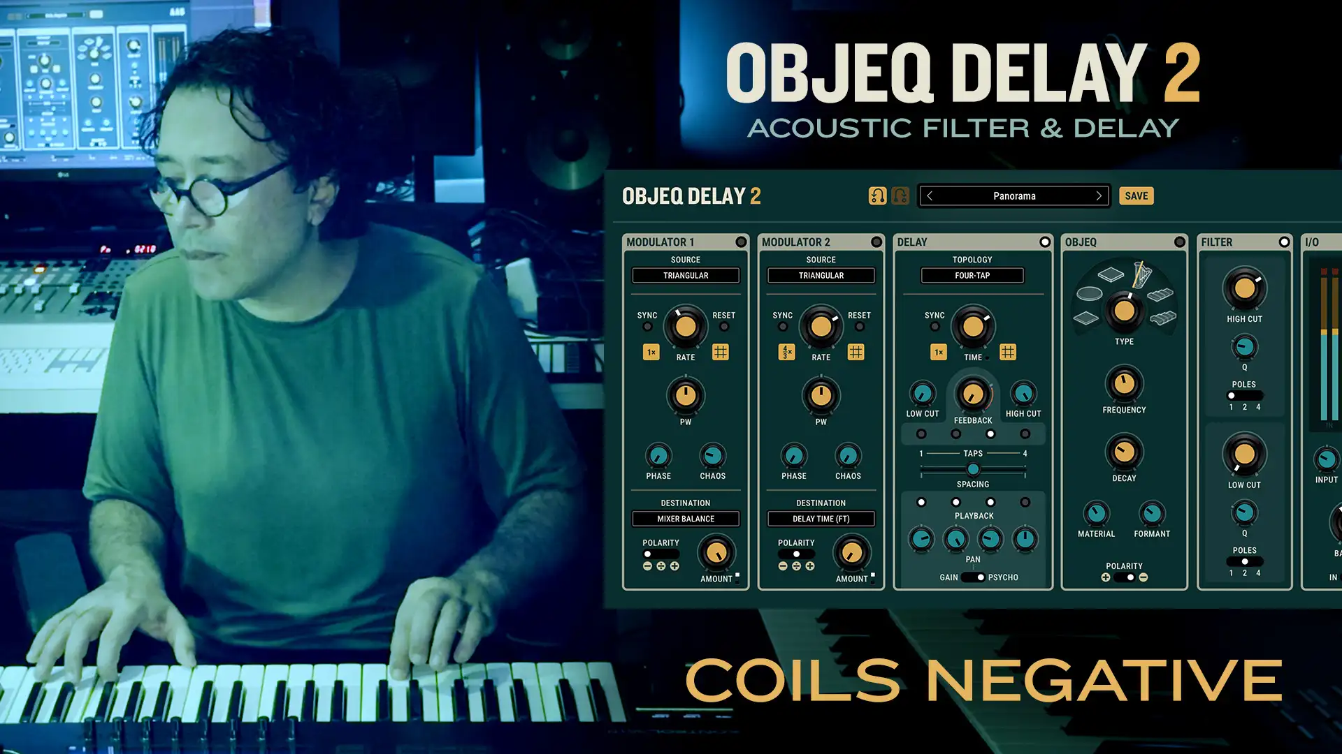 Coils Negative—Thiago Pinheiro plays with Objeq Delay 2