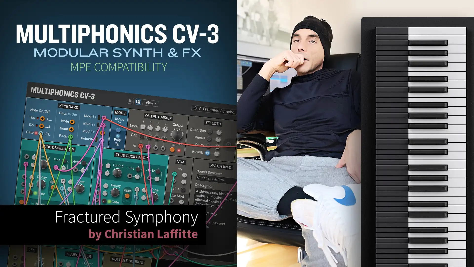 Fractured Symphony: Christian Laffitte Tests Multiphonics CV-3’s MPE with Osmose