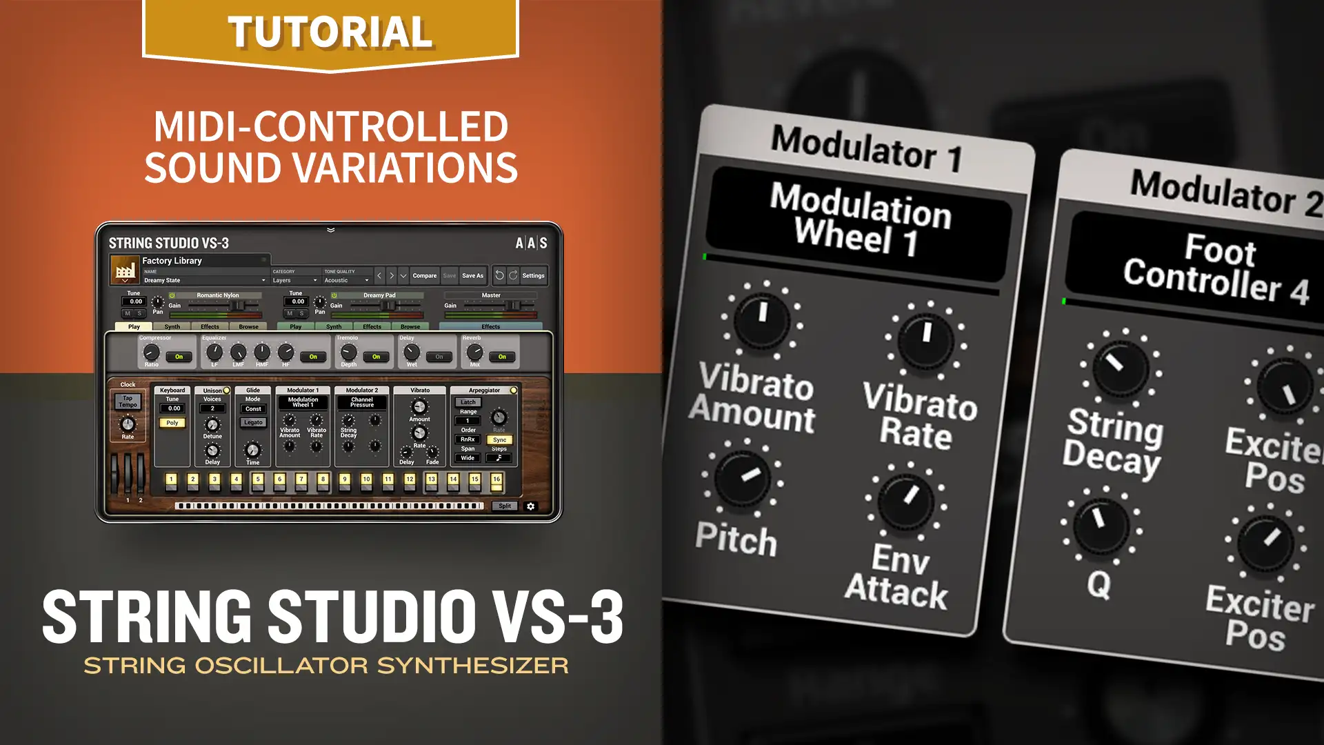 String Studio VS-3 Tutorial—MIDI-controlled sound variations