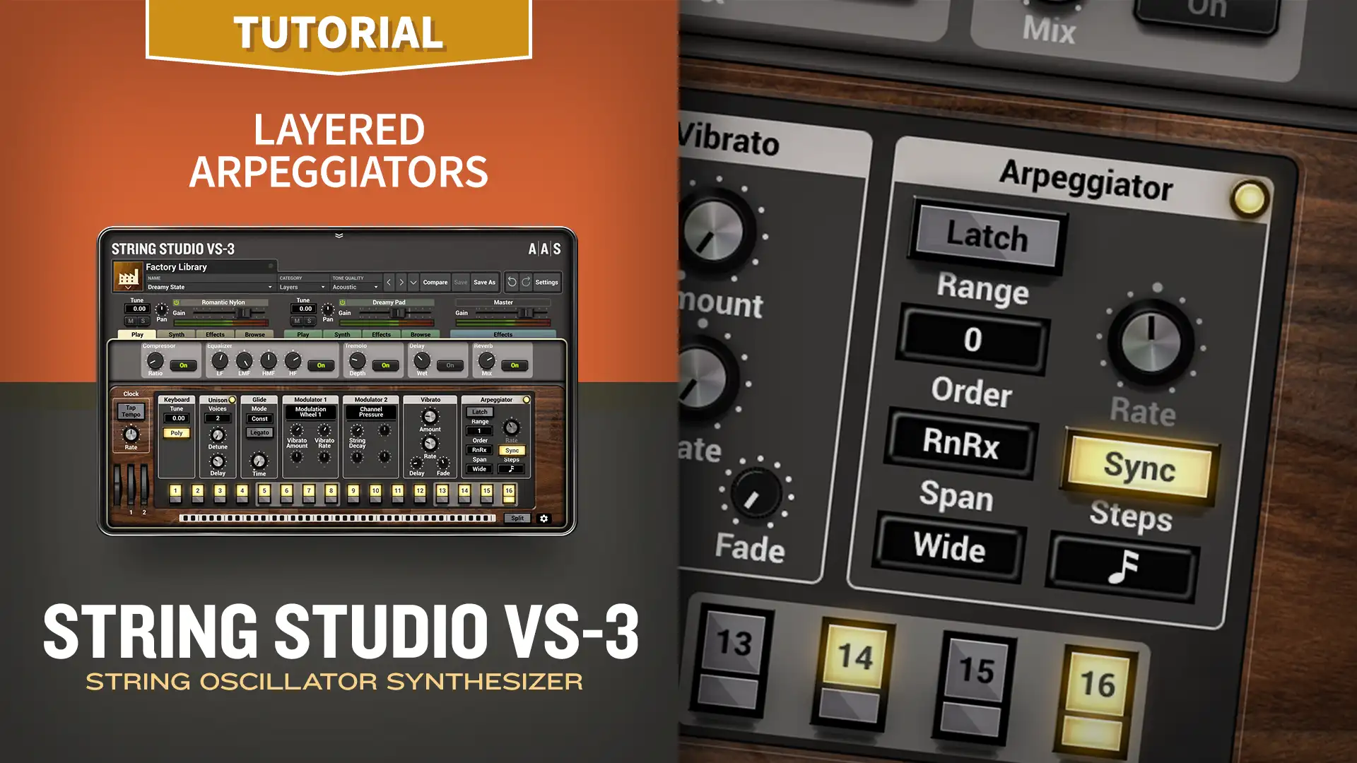 String Studio VS-3 Tutorial—Layered Arpeggiators