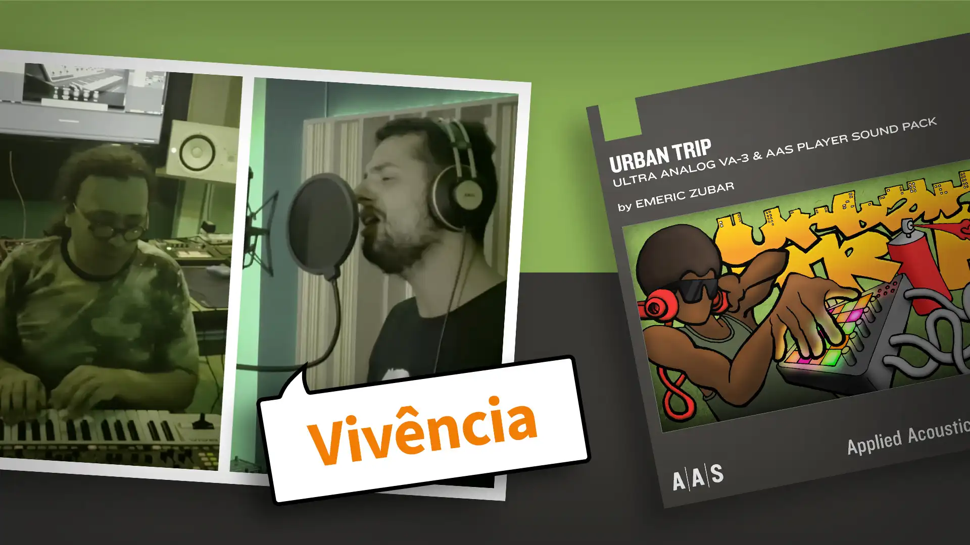 Vivência—Thiago Pinheiro (feat. Dipe of Derivados da Terra) jams with the Urban Trip sound pack