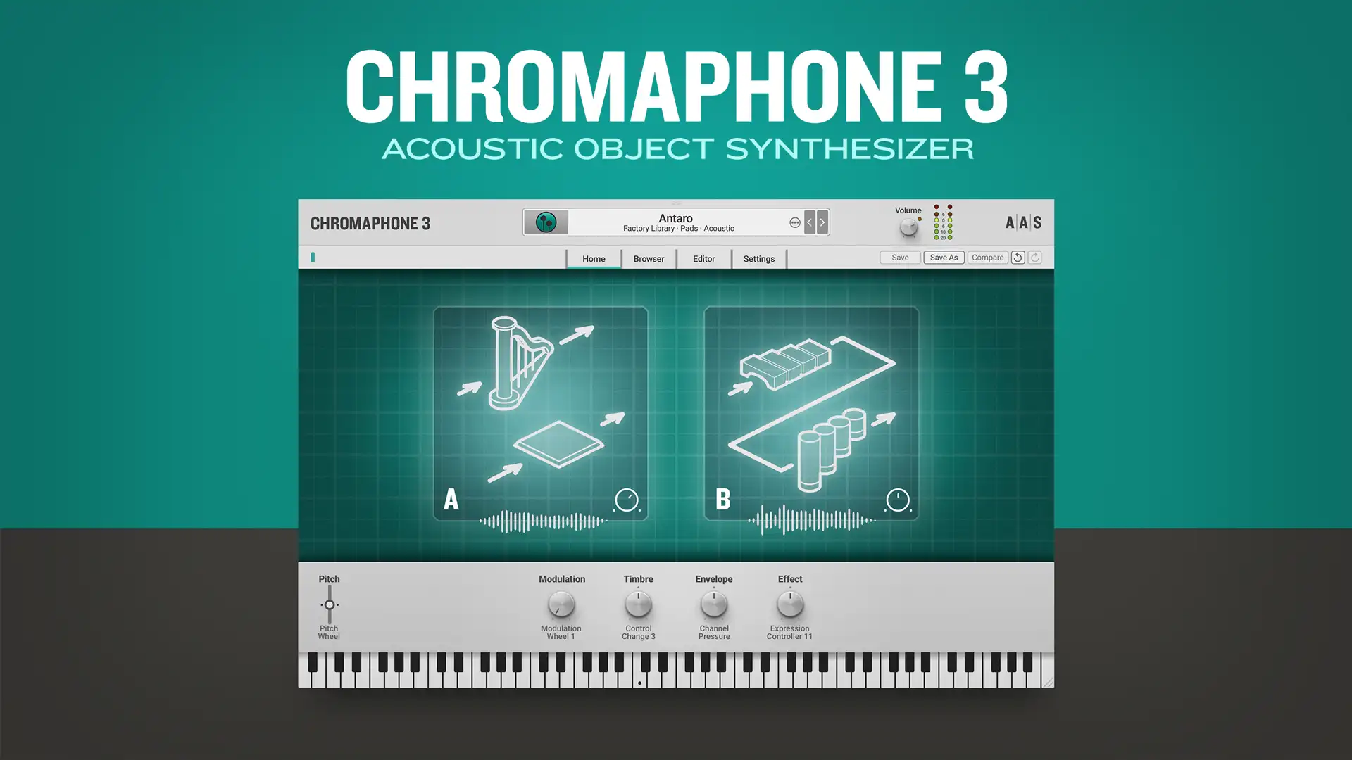 Introducing Chromaphone 3 acoustic object synthesizer plug-in—VST AU AAX NKS