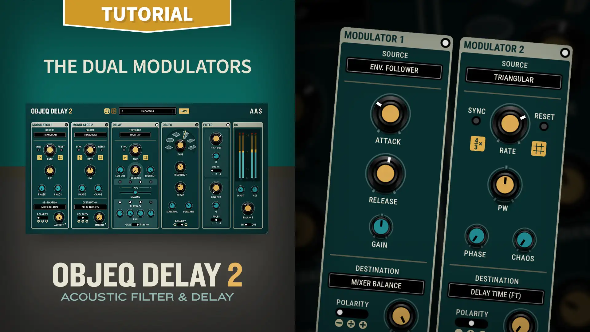 Objeq Delay 2 Tutorial: The Dual Modulators
