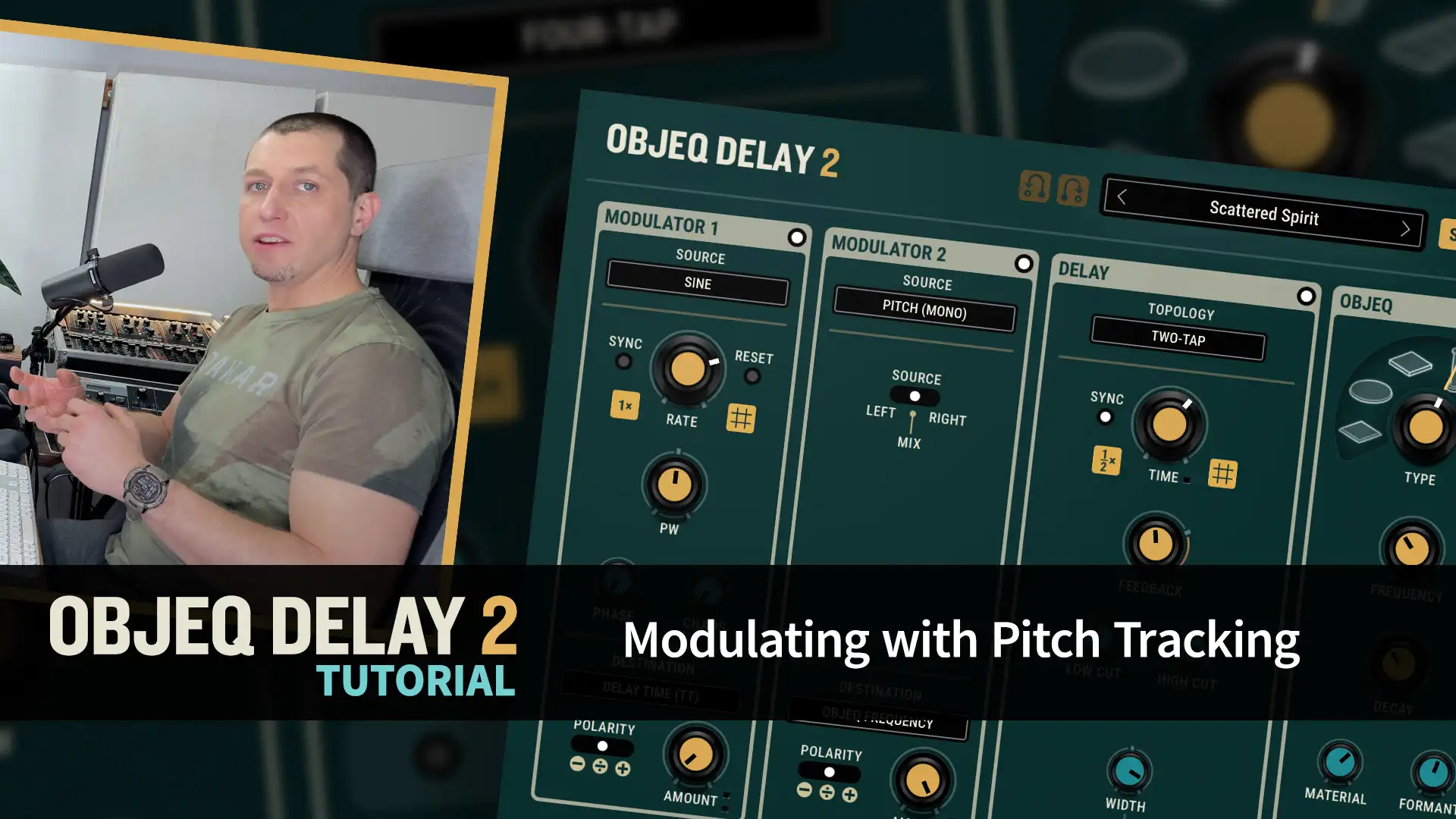 Objeq Delay 2: Modulating with Pitch Tracking by Adam Pietruszko