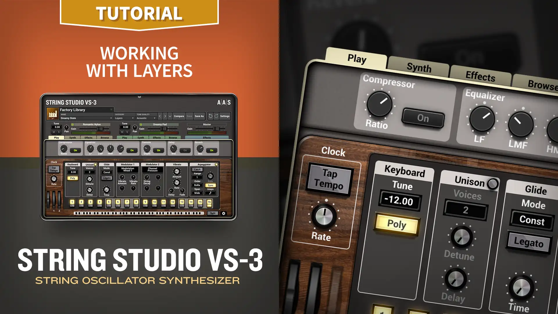 String Studio VS-3 Tutorial—Working with layers