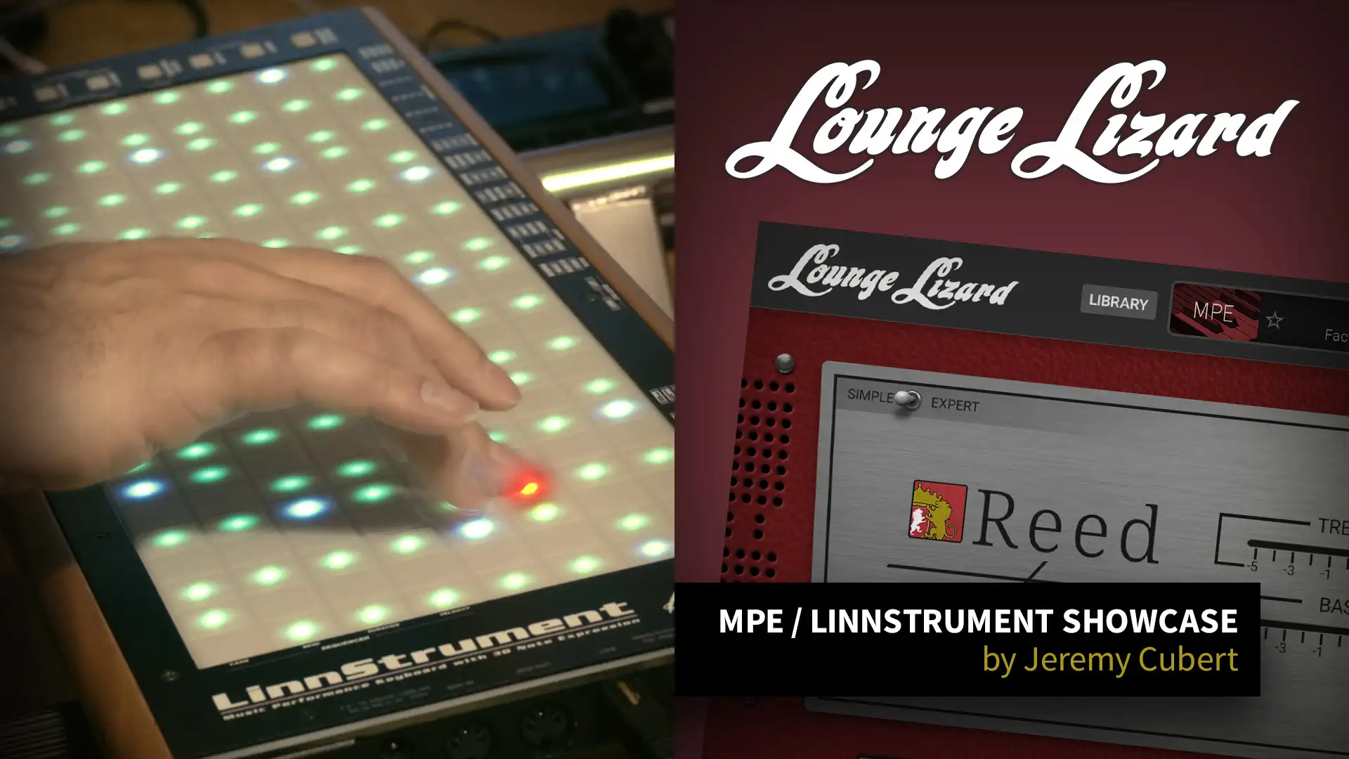 Jeremy Cubert Tests Lounge Lizard EP-5’s MPE with his LinnStrument