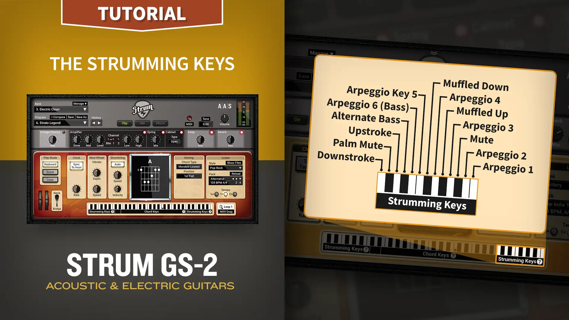 Strum GS-2 Tutorials—The Strumming Keys
