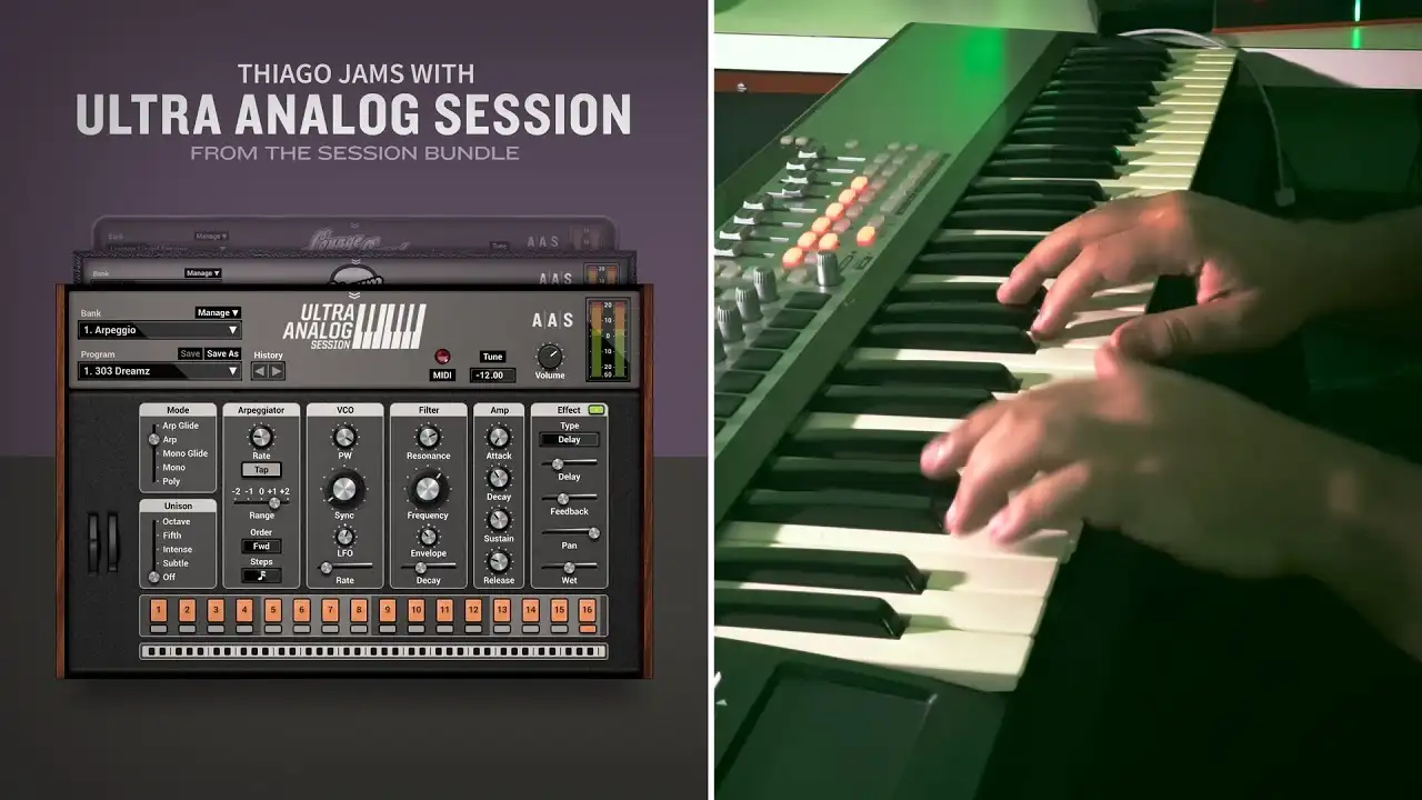Strange Night—Thiago Pinheiro jams with the Ultra Analog Session plug-in