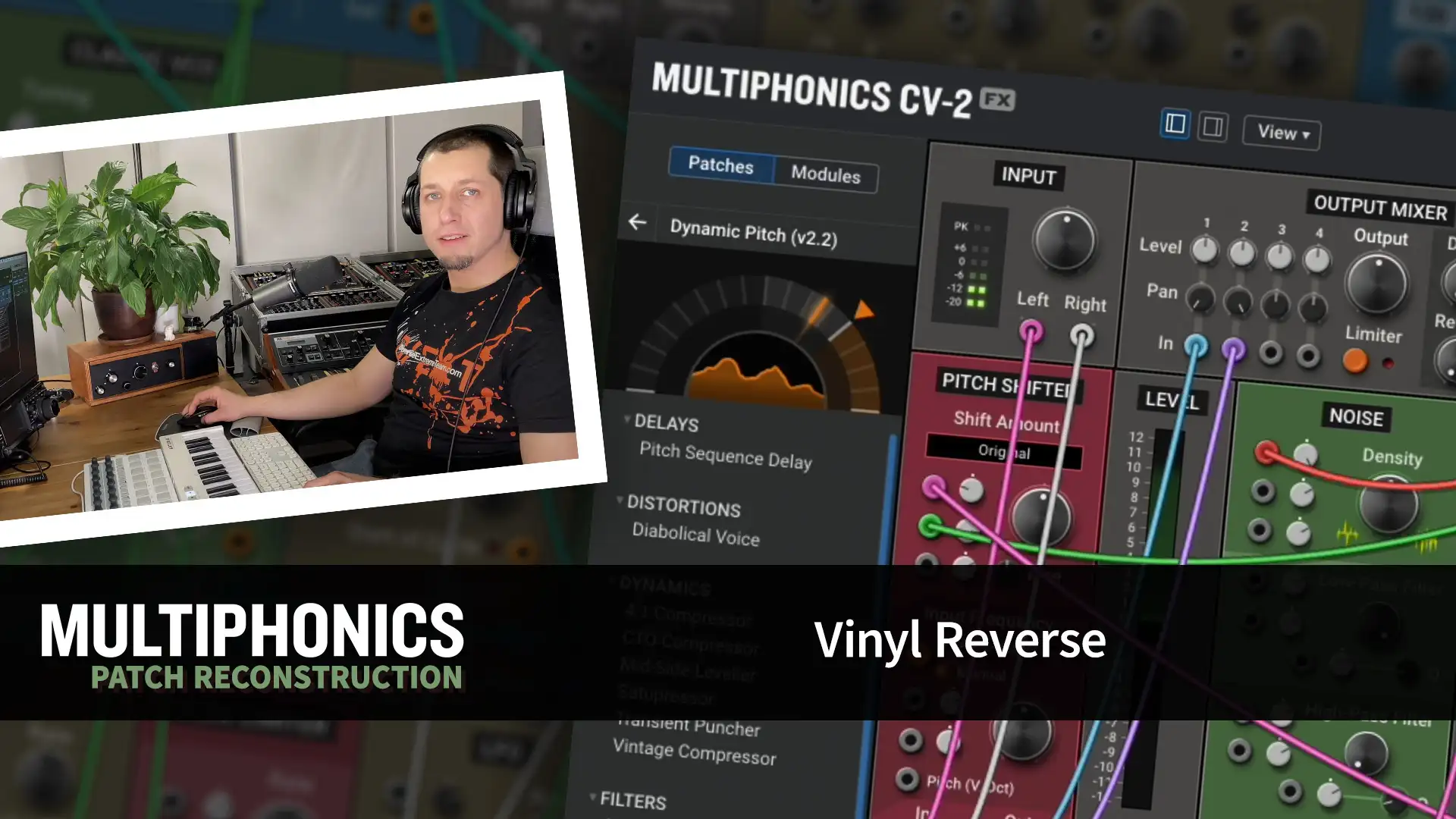 Multiphonics Patch Reconstruction with Adam— Vinyl Reverse