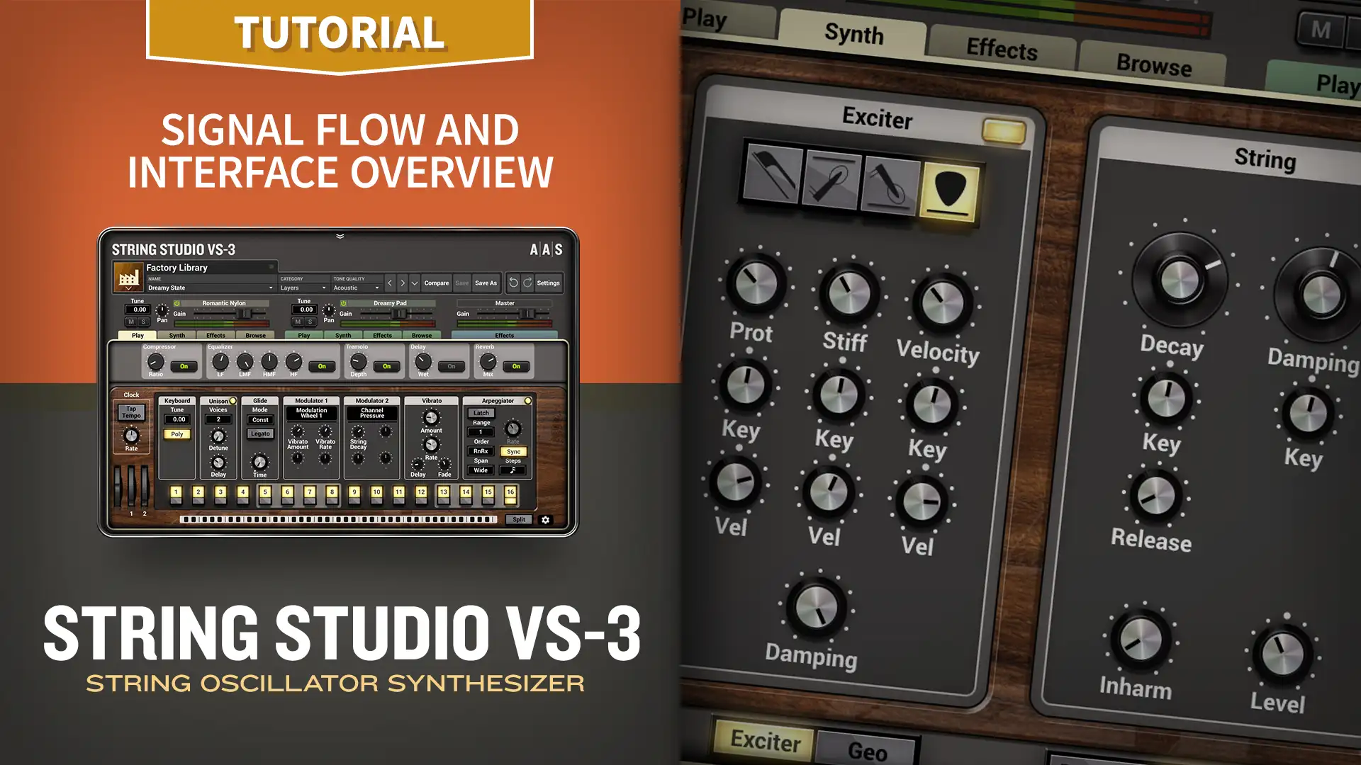 String Studio VS-3 Tutorial—Signal Flow and Interface Overview